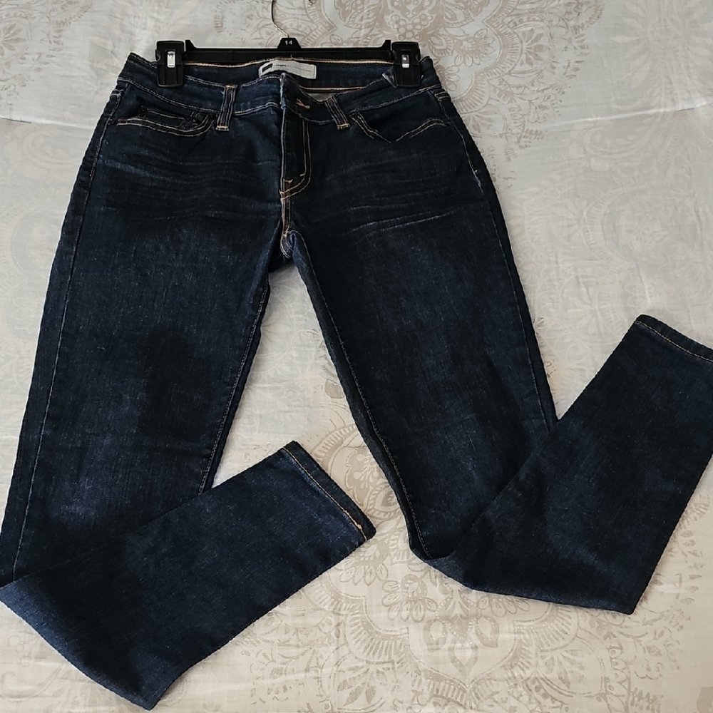 Levi's Dark Indigo Skinny Jeans for Juniors Size 9